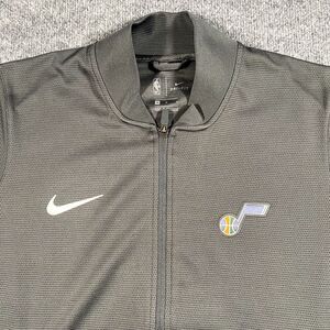 Utah Jazz Mens Medium Full Zip Warm up Track Jacket Nike DriFit NBA Basketball